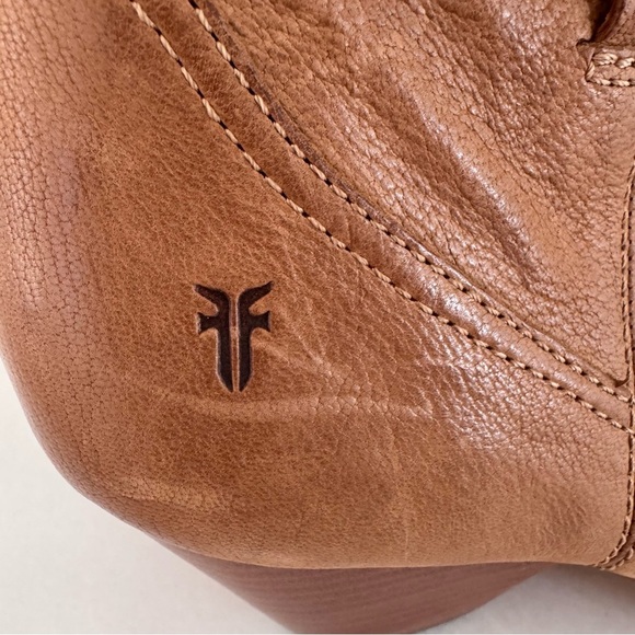 NEW! FRYE REINA BOOTIE Women's Western Leather Boots Brown Size 10 - Picture 5 of 12